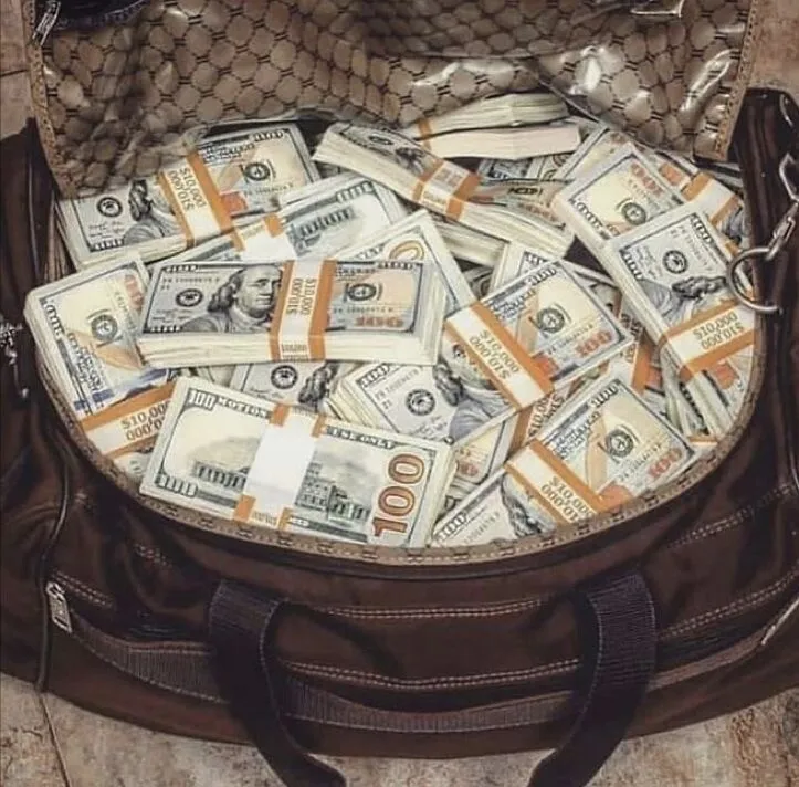VRAIE VALISE MAGIQUE EN EURO ET EN DOLLARS..

